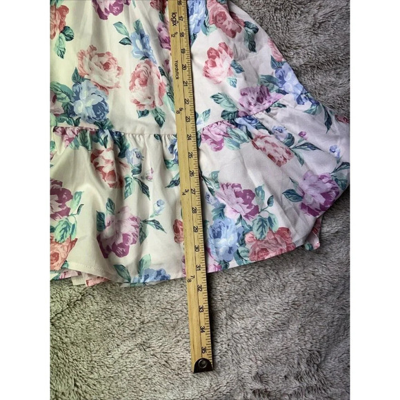 In The Style Maternity Darby Dress Puff Sleeve Multi US 6- UK 10 New - Picture 14 of 16